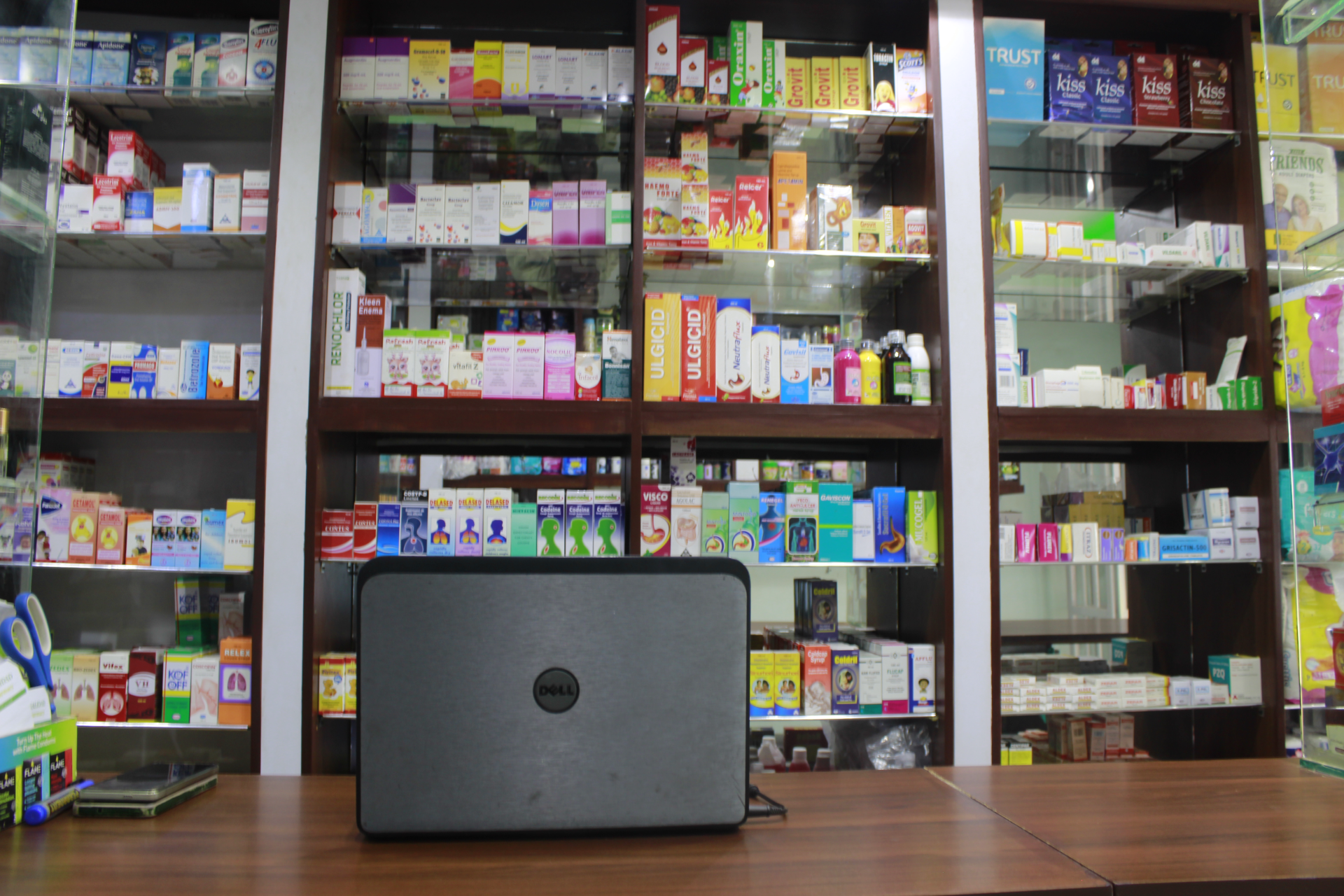 Kalidad Pharmacy Kisenyi Branch interior