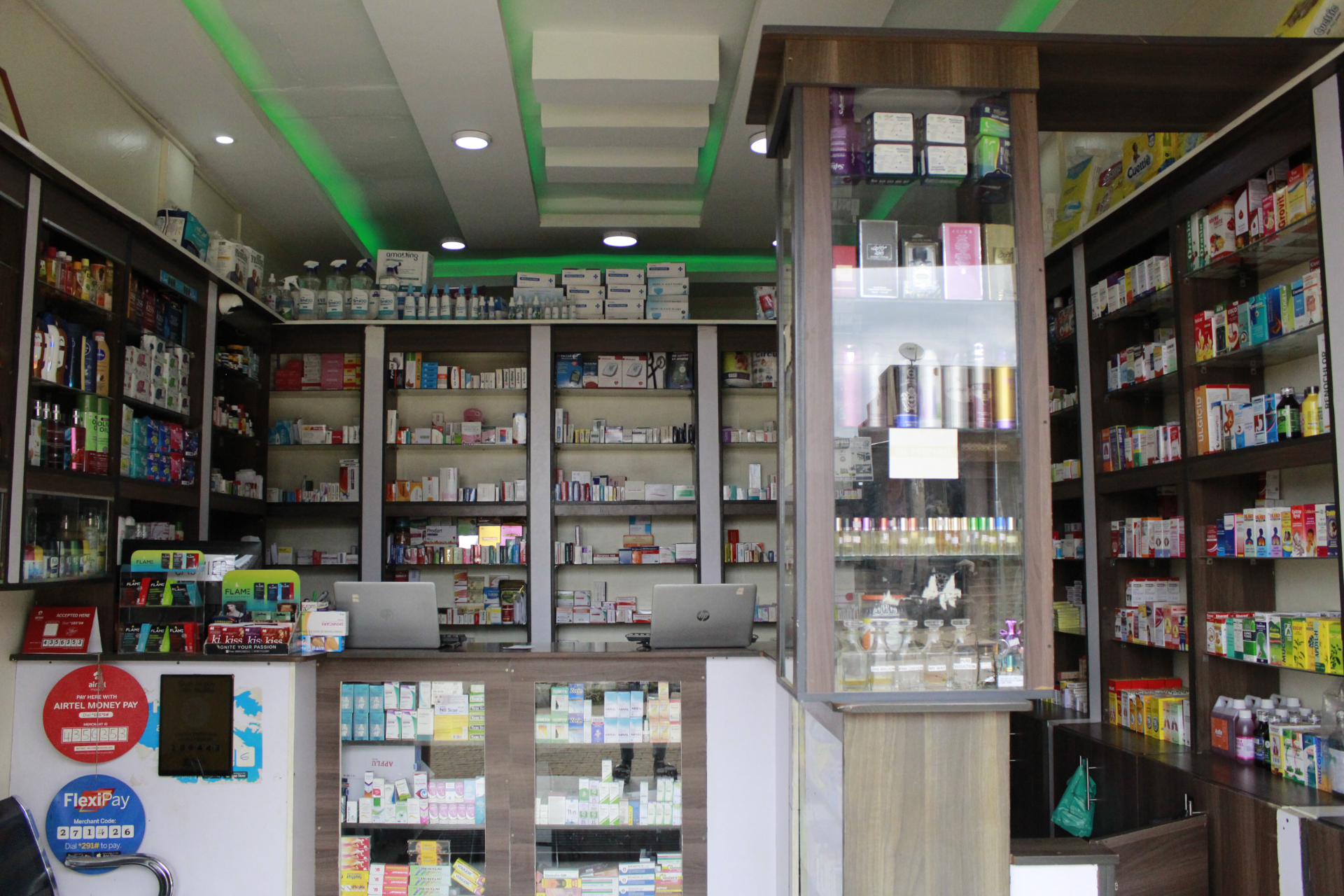 Kalidad Pharmacy Kisenyi Branch interior